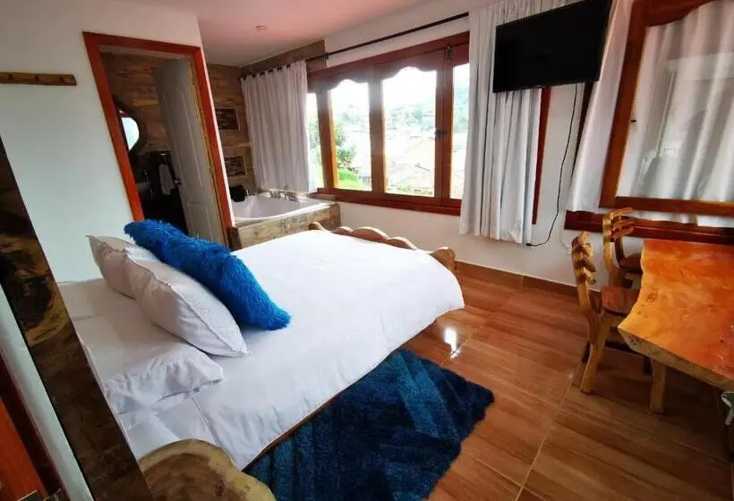 اتاق استاندارد با وان آب گرم, Hospedaje Vista Hermosa Salento