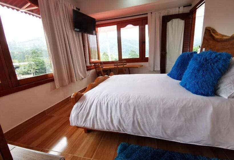 标准间带漩涡浴缸, Hospedaje Vista Hermosa Salento