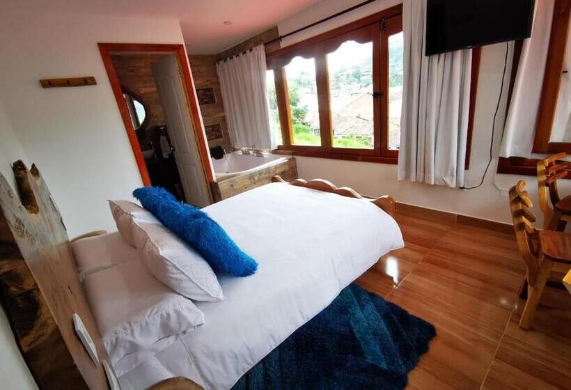 标准间带漩涡浴缸, Hospedaje Vista Hermosa Salento