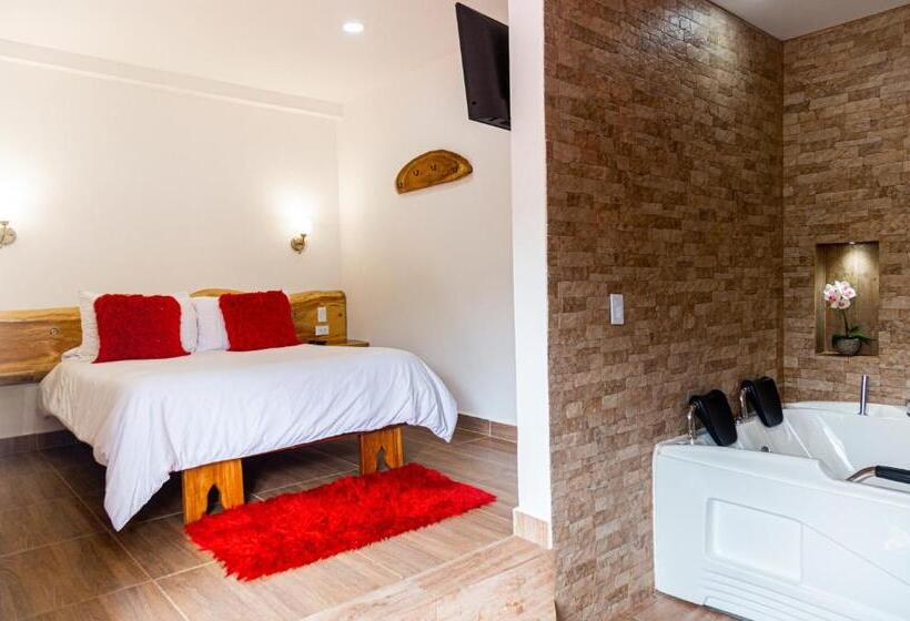 带按摩浴盆的套房, Hospedaje Vista Hermosa Salento