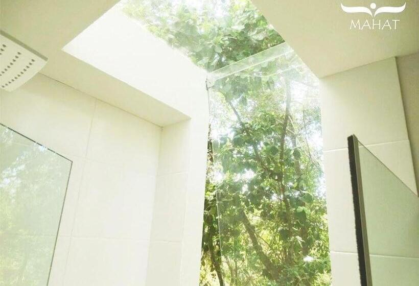 Suíte Deluxe Cama King, Pousada Mahat