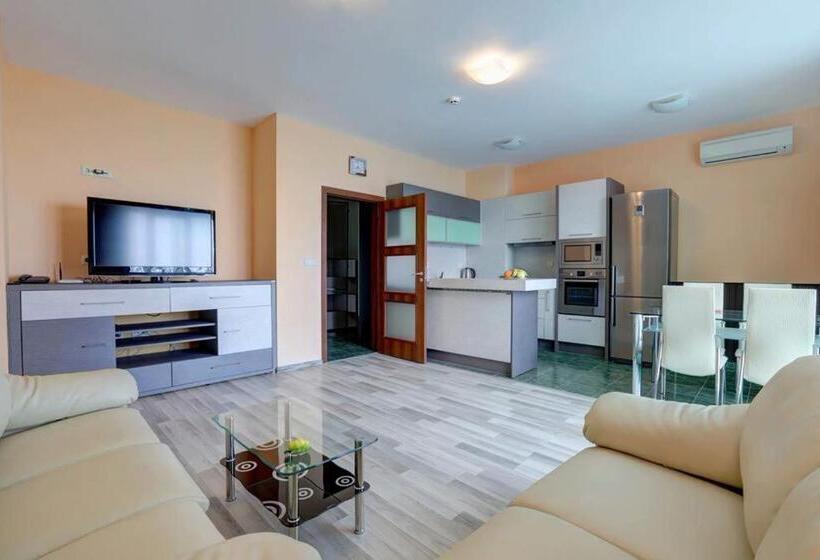 침실 1개 디럭스 아파트, 1 St Line Izvora Sea View Apartments On Golden Sands