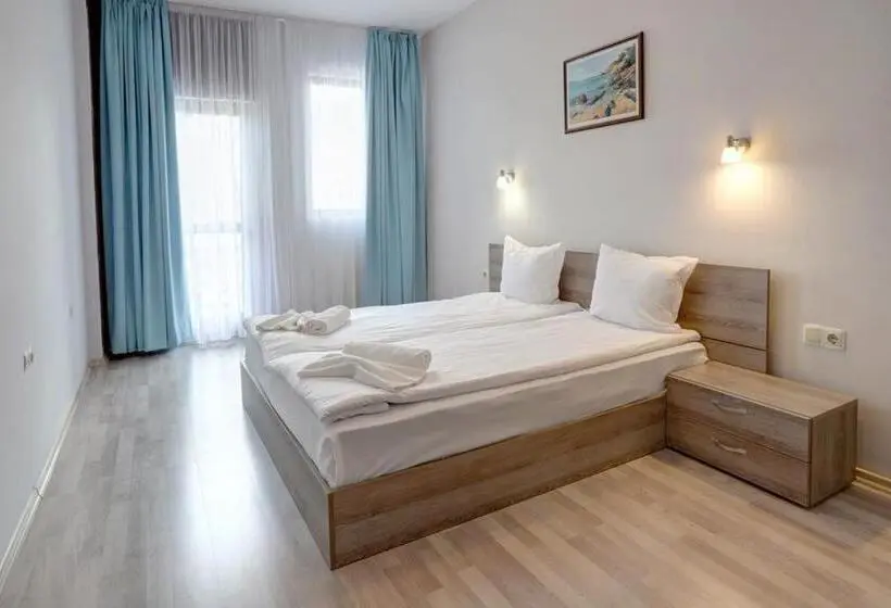 آپارتمان 1 خوابه با چشم‌انداز دریا, 1 St Line Izvora Sea View Apartments On Golden Sands