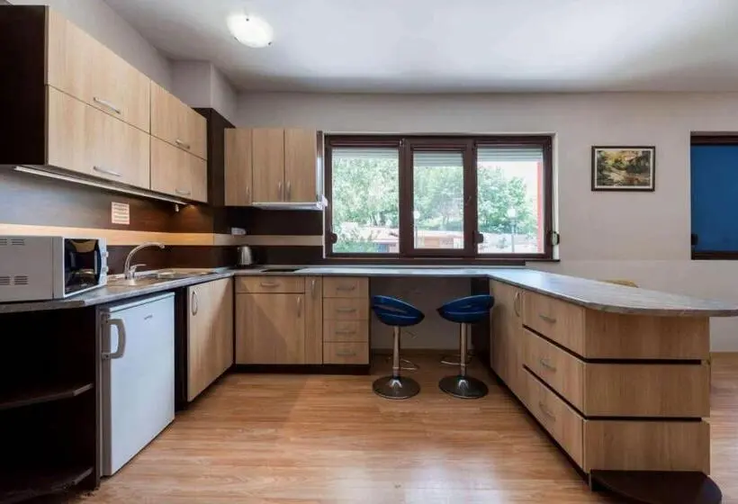 استودیو استاندارد با چشم‌انداز باغ, 1 St Line Izvora Sea View Apartments On Golden Sands
