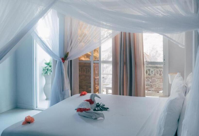 דירת 2 חדרי שינה עם נוף לבריכה, Paje Beach Apartments &