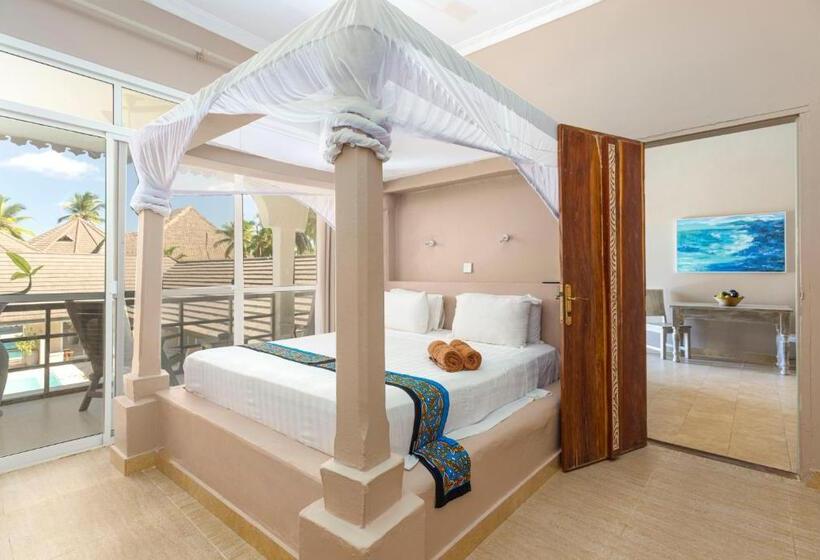 プールの見える１ベッドルームアパートメント, Paje Beach Apartments &