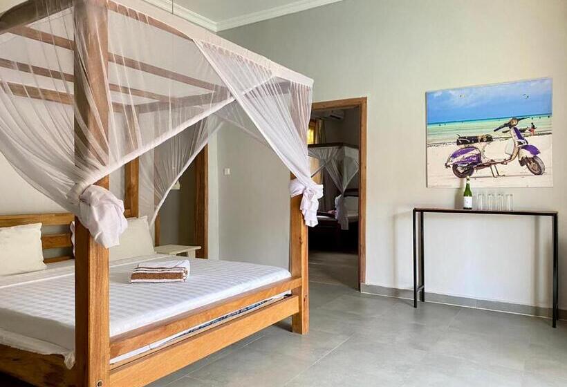 חדר משפחתי, Paje Beach Apartments &