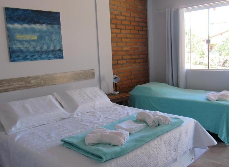 プールの見えるスタンダードトリプルルーム, Chacara Manaca Da Serra