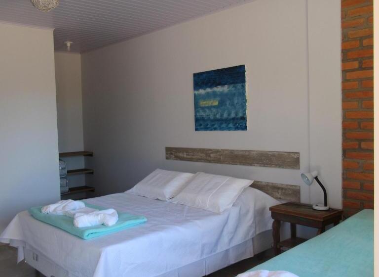 プールの見えるスタンダードトリプルルーム, Chacara Manaca Da Serra