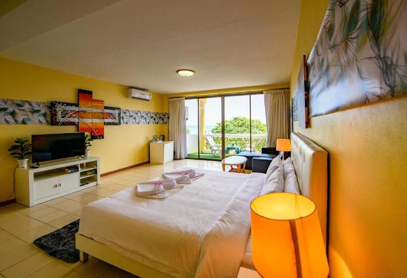 带特大床的豪华房间, Happy Vikings Beachfront