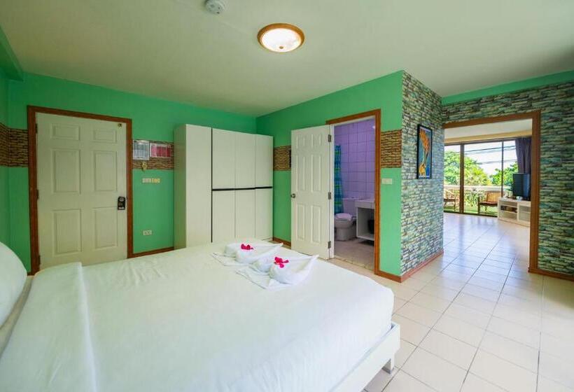 带大床的套房, Happy Vikings Beachfront