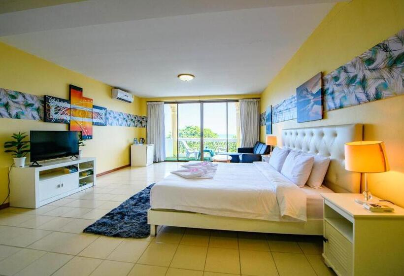 带特大床的豪华房间, Happy Vikings Beachfront