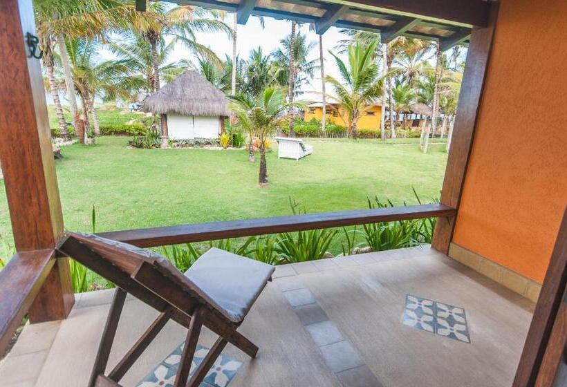 חדר סטנדרט לארבעה נוף לים, Pousada Ponta De Areia