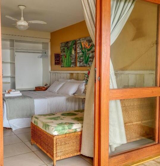 חדר סטנדרט לארבעה נוף לים, Pousada Ponta De Areia