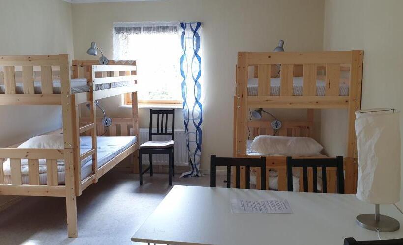 Номер Стандарт Четырехместный Совместный Санузел, Kalkbrottets Vandrarhem