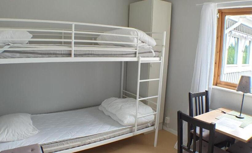 Номер Стандарт Четырехместный Совместный Санузел, Kalkbrottets Vandrarhem