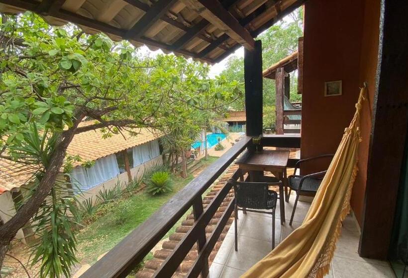 غرفة قياسية مزوَّدة بشُرفة, Vila Flores Pousada