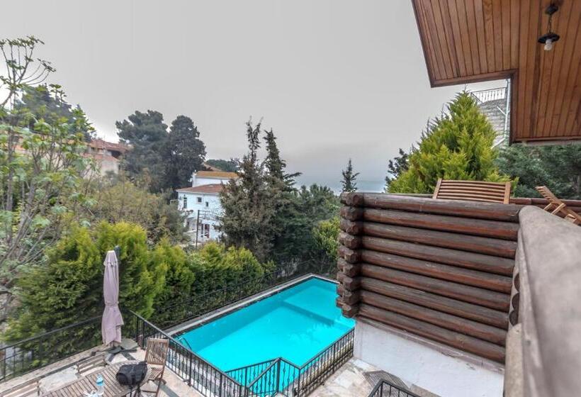 침실 1개 디럭스 빌라, Büyükada Apart Hotel   Karadağ Apart