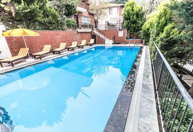 带1个卧室的带海景的公寓, Büyükada Apart Hotel   Karadağ Apart
