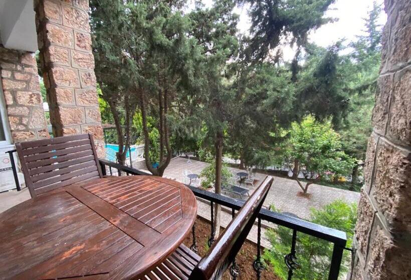 带1个卧室的带阳台的公寓, Büyükada Apart Hotel   Karadağ Apart