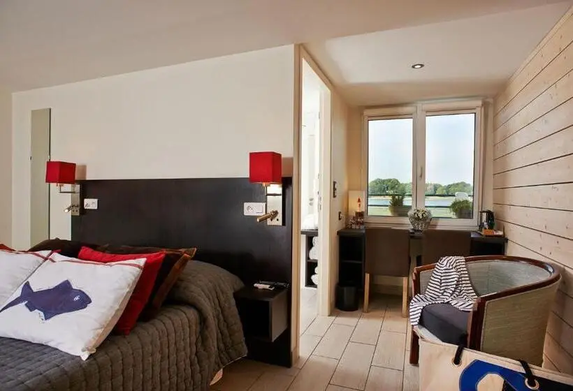 身障者適用スタンダードルーム, Logis Hôtel De La Pointe Du Cap Coz