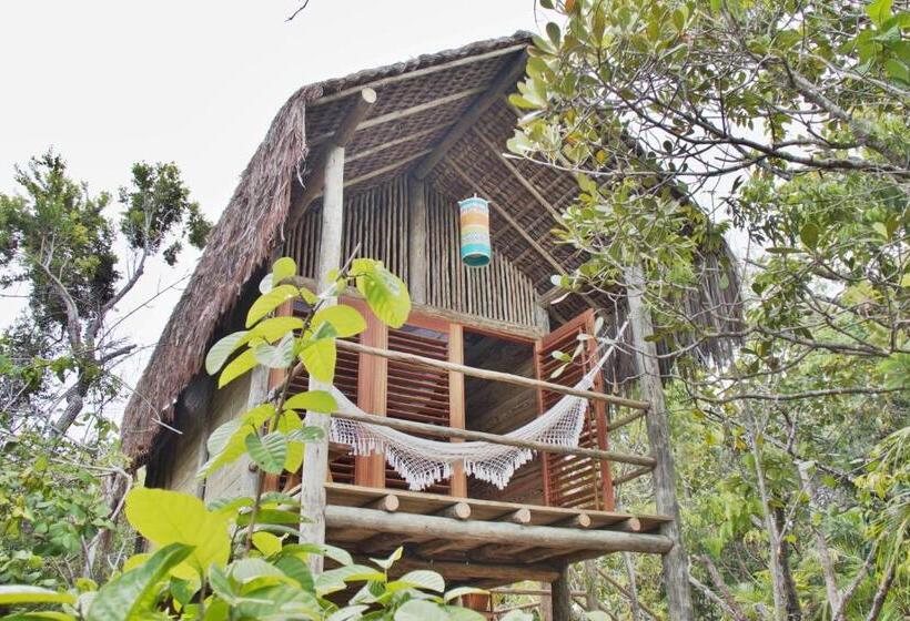 바다 전망 스탠다드 방갈로, Village Mata Encantada