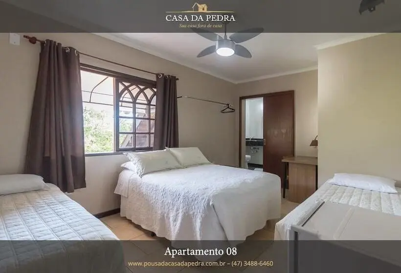 スタンダード4人部屋, Pousada Casa Da Pedra