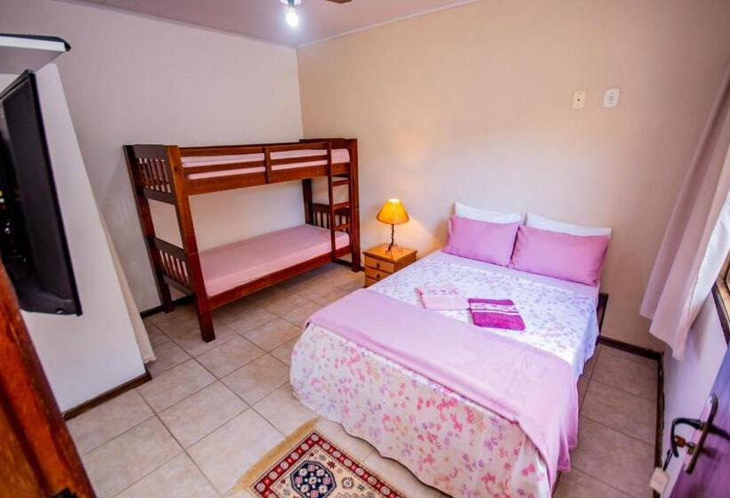 이코노이 4인룸, Pousada Quatro Estações Paraty