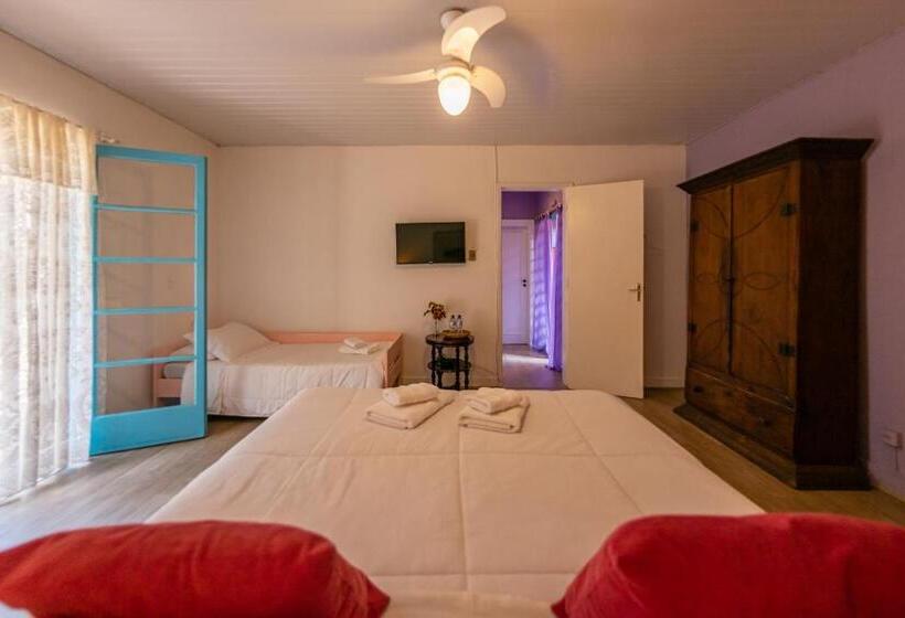 4인용 스탠다드 룸, Pousada Recanto Das Rosas