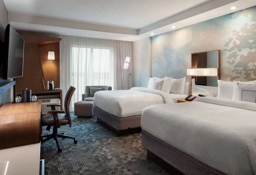 ２ダブルベッドのスタンダードルーム, Courtyard By Marriott Winter Haven