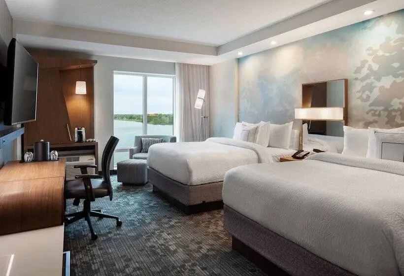 ２ダブルベッドのスタンダードルーム, Courtyard By Marriott Winter Haven