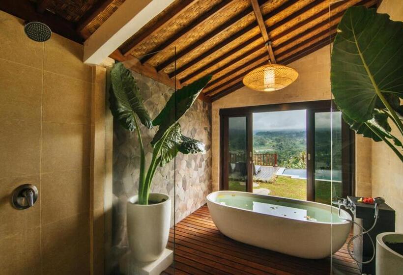 וילה עם חדר שינה אחד ובריכת שחיה, Patal Kikian Villa