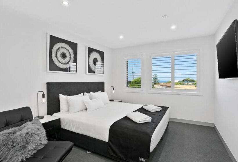 חדר סטנדרט עם מיטת קינג, Ocean Grove Chalet