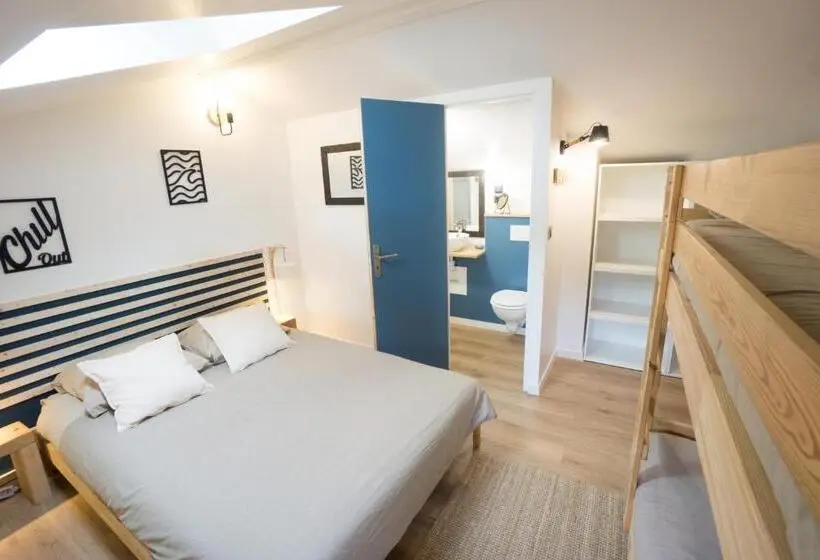 اتاق استاندارد سه نفره, Wood N Sea Surf Lodge Auberge De Jeunesse