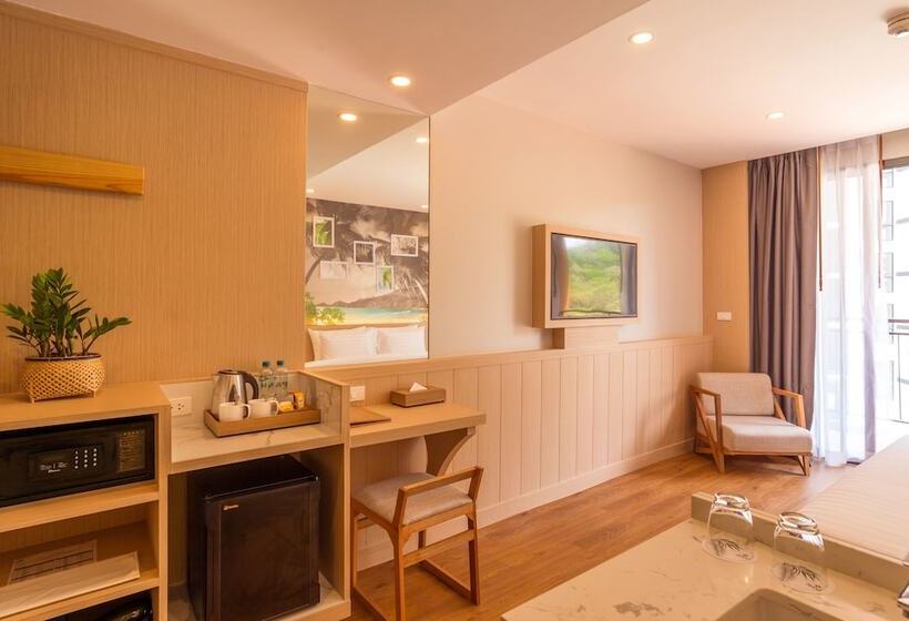 带山景的复式房间, Sea Seeker Krabi Resort Sha Extra Plus