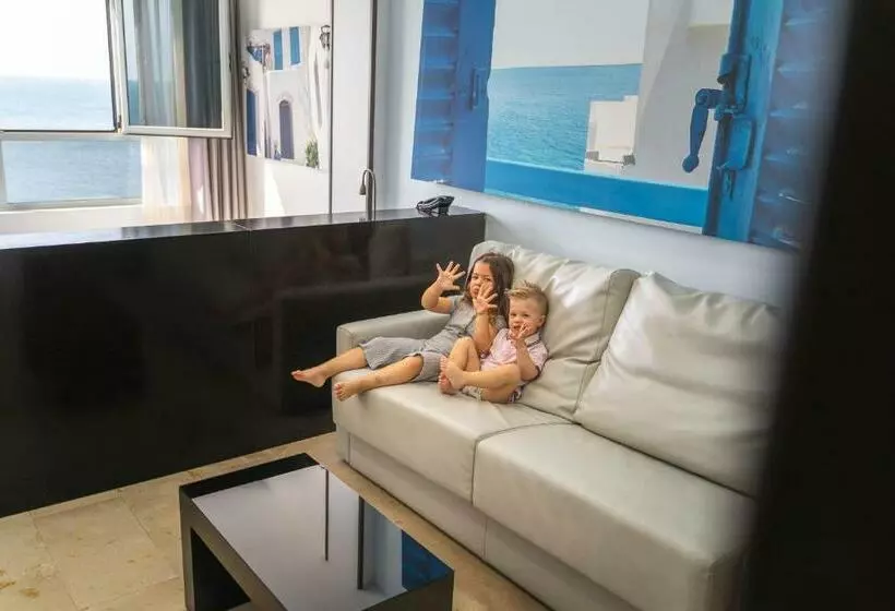 חדר סטנדרט עם ג'קוזי ונוף לים, Villa del Mar
