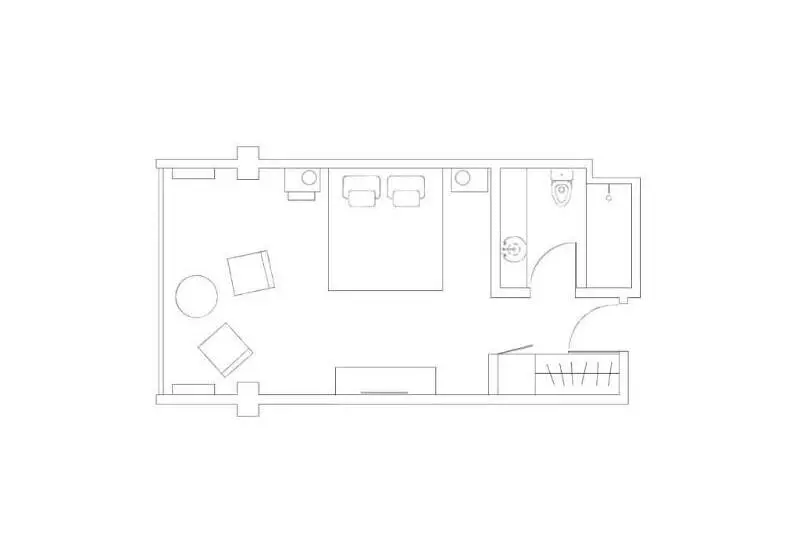 اتاق استاندارد با چشم‌انداز دریا, Paradisus by Meliá Fuerteventura