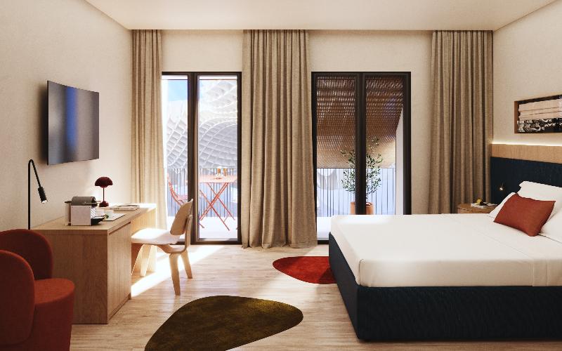 اتاق لوکس با بالکن, Ocean Drive Sevilla
