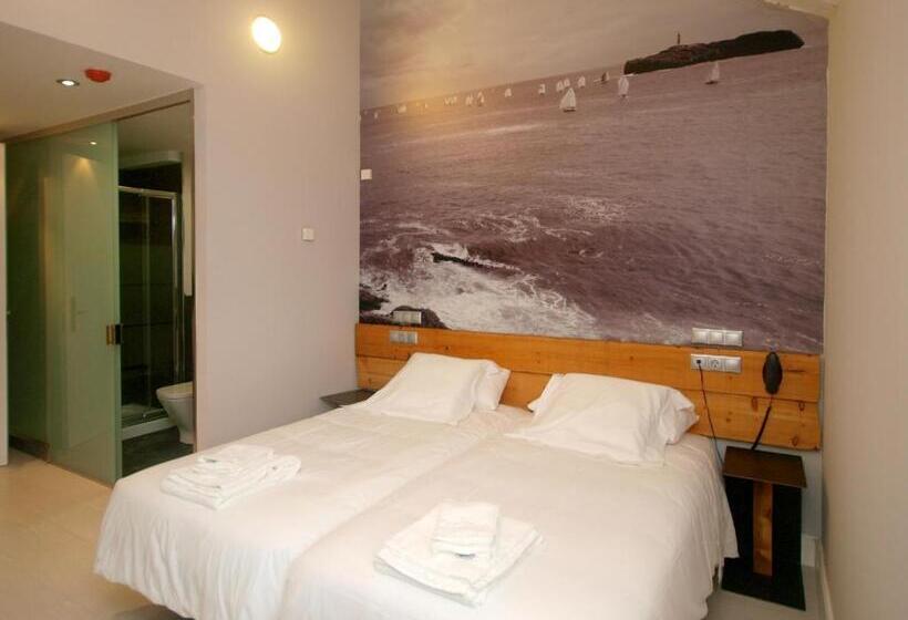 标准间侧面带海景, Hosteria Santander