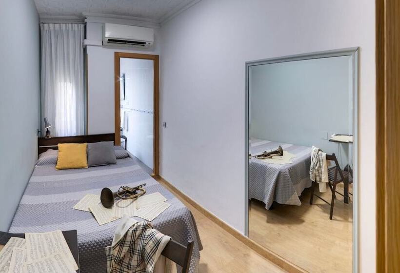 Habitación Estándar Individual, Hostal Patria Madrid