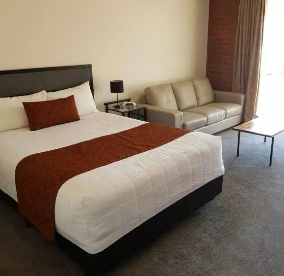 クイーンベッドのスタンダードシングルルーム, Ararat Colonial Lodge Motel
