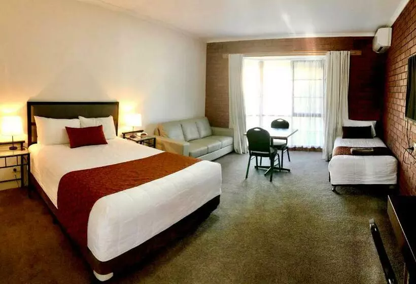 クイーンベッドのスタンダードシングルルーム, Ararat Colonial Lodge Motel