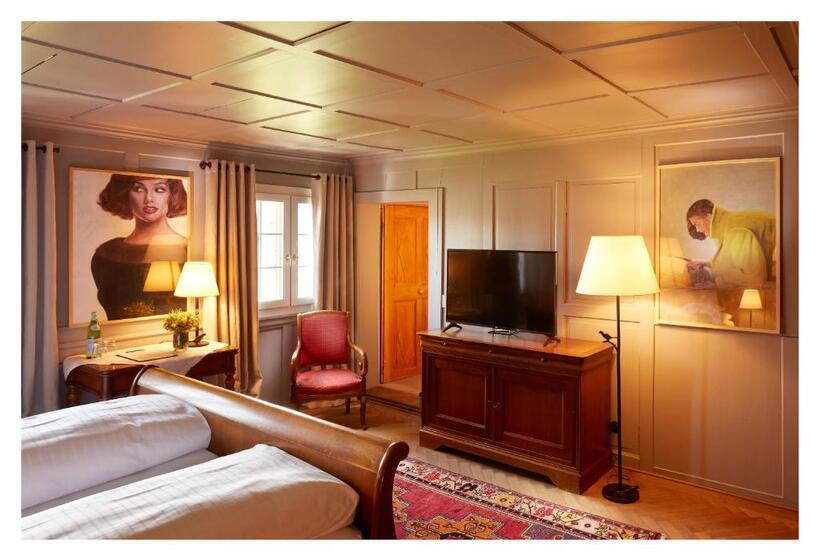 غرفة ديلوكس, Hirschen   Fine Hotel, Restaurant & Spa