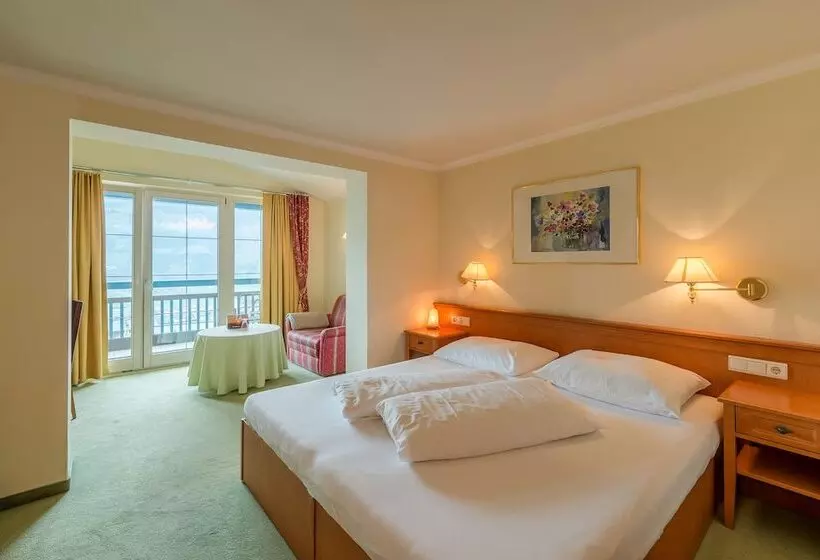 اتاق استاندارد با بالکن, Wohlfühlhotel Schiestl