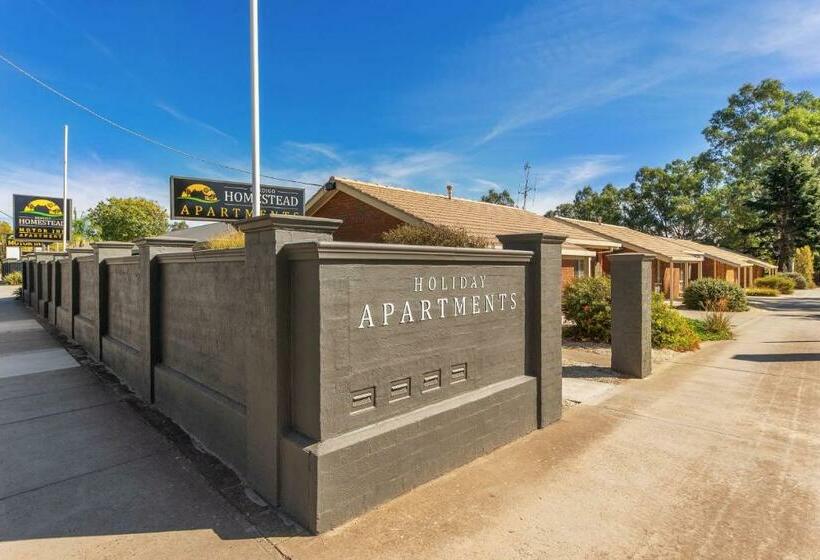 شقة غرفتين, Homestead Motor Inn & Apartments