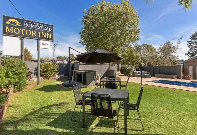 ダブルベッドのスタンダードシングルルーム, Homestead Motor Inn & Apartments
