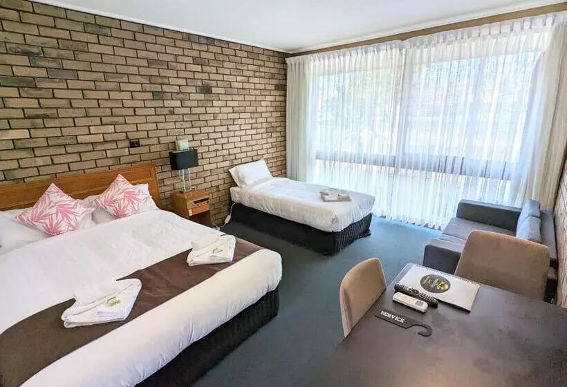 ダブルベッドのスタンダードシングルルーム, Homestead Motor Inn & Apartments