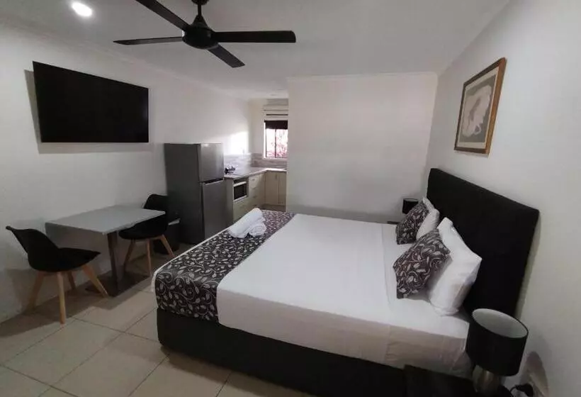 キングサイズベッドのスタンダードルーム, Cascade Motel In Townsville