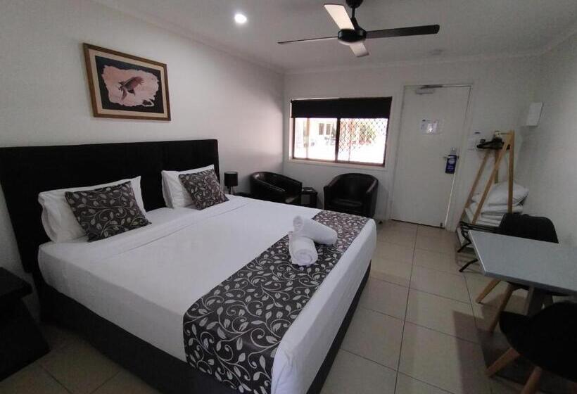 스탠다드 룸 킹사이즈 침대, Cascade Motel In Townsville