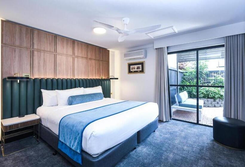 מיטת קינג בסוויטה, Powerhouse Hotel Tamworth By Rydges